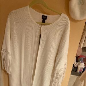 Chico’s White Cardigan-Chico’s size 3